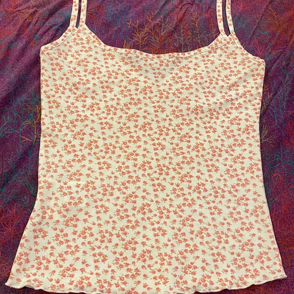 *SOLD* Pink rose tank top - Picture 2 of 3